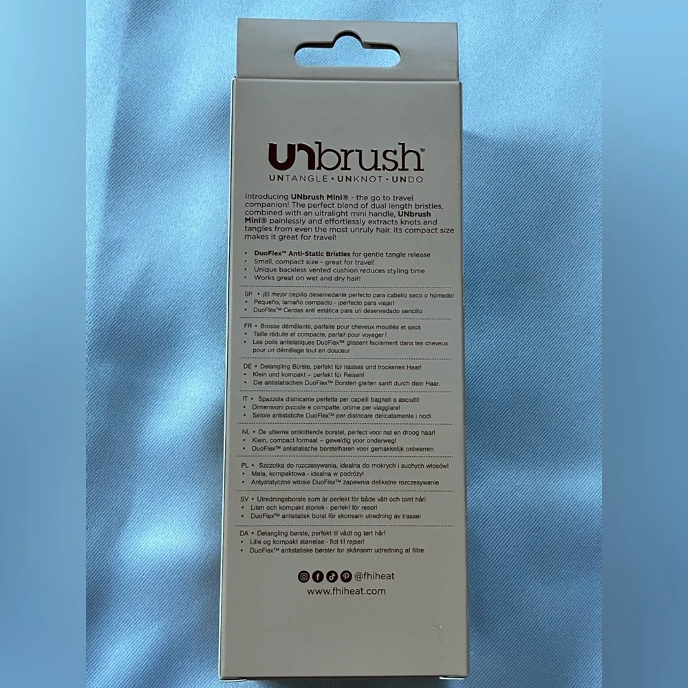 UNbrush Mini Football Hair Brush